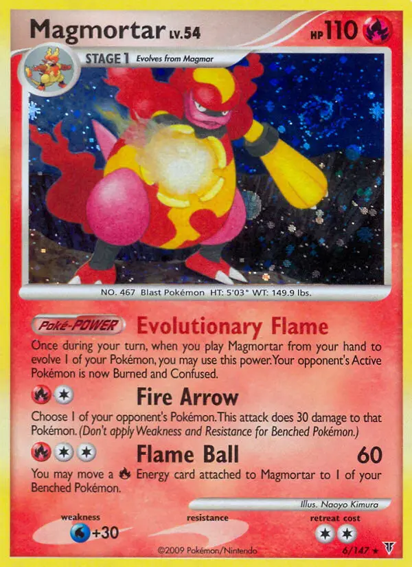 Magmortar 6 — Supreme Victors 6, Holofoil finish