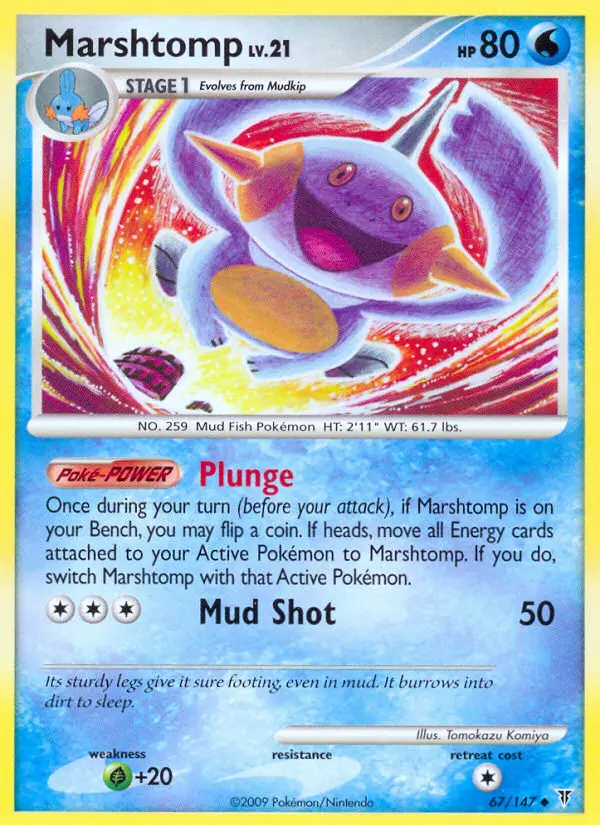Marshtomp 67 card from Supreme Victors