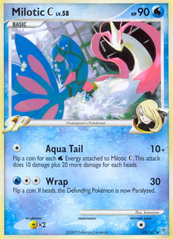 Milotic C 35 card from Supreme Victors