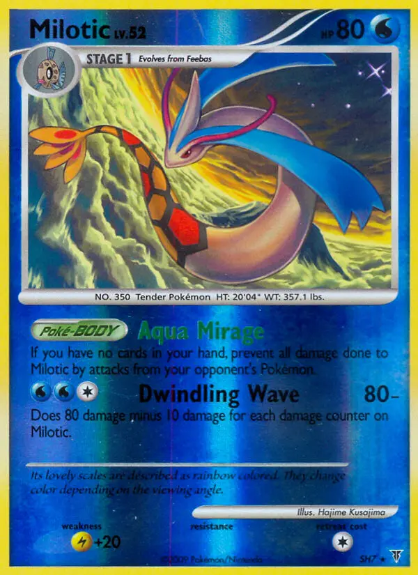 Milotic SH7 — Supreme Victors SH7, Reverse Holofoil finish