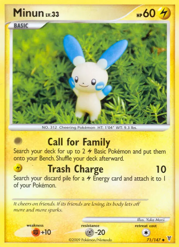 Minun 71 card from Supreme Victors