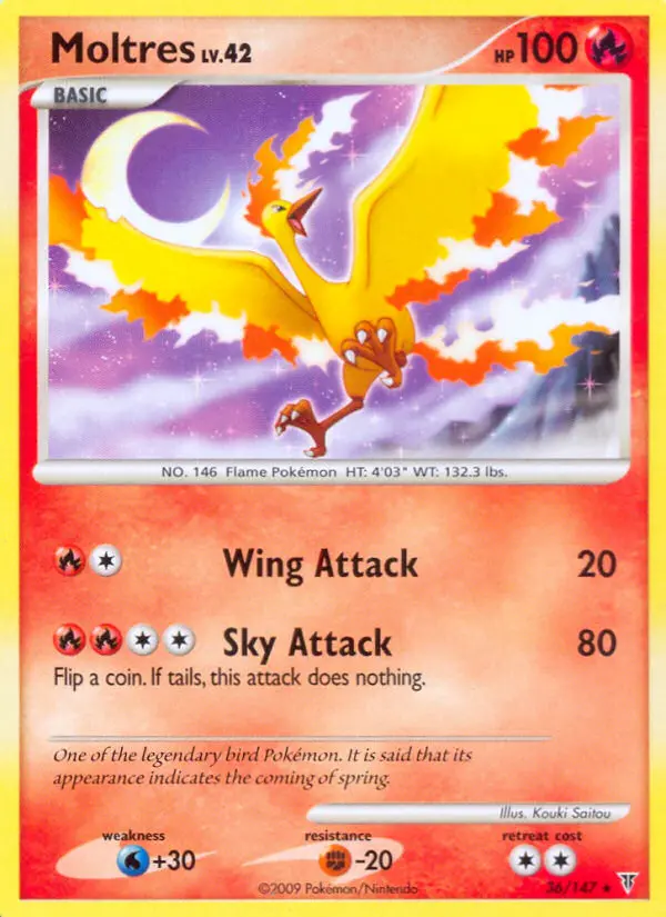 Moltres 36 card from Supreme Victors