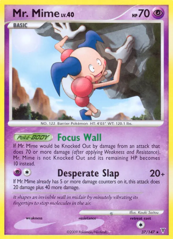 Mr. Mime 37 card from Supreme Victors
