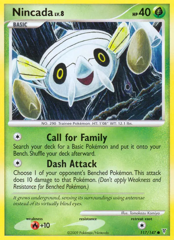 Nincada 117 card from Supreme Victors