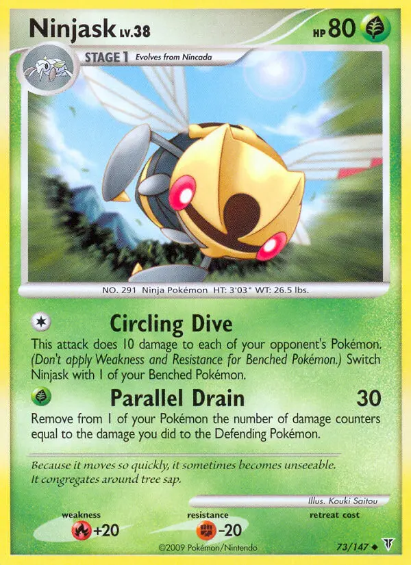 Ninjask 73 card from Supreme Victors