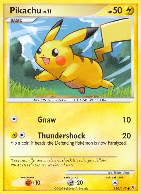 Pikachu 120 — Supreme Victors 120, Normal finish