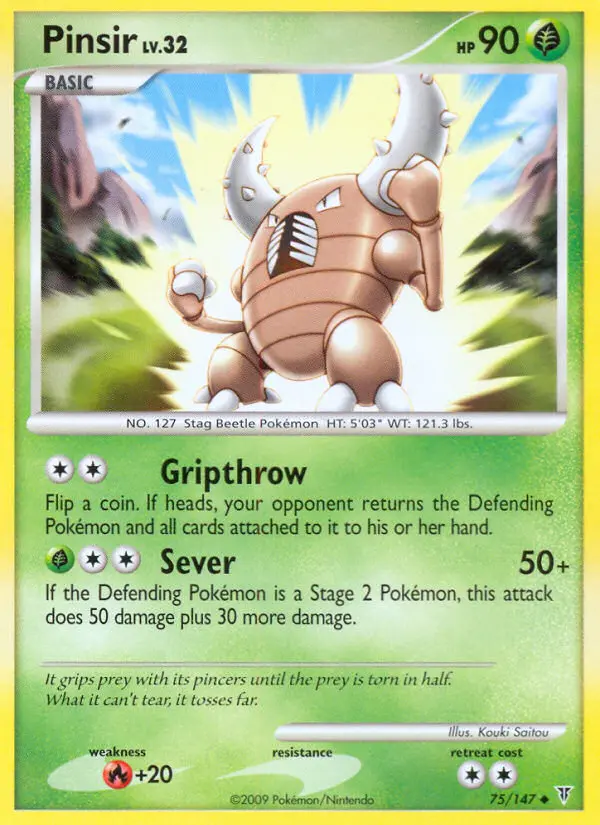 Pinsir 75 — Supreme Victors 75, Normal finish