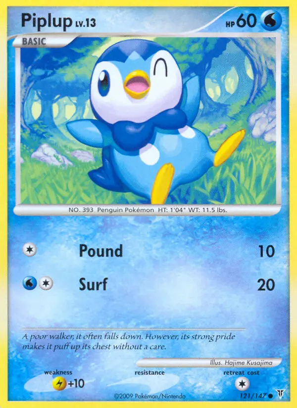 Piplup 121 — Supreme Victors 121, Normal finish