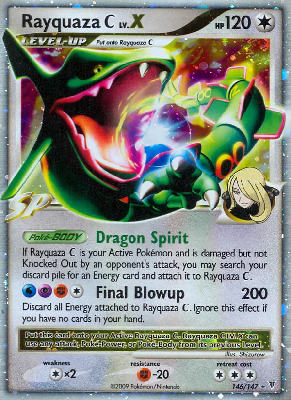 Rayquaza C LV.X 146 — Supreme Victors 146, Holofoil finish