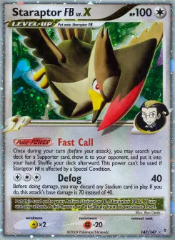Staraptor FB LV.X 147 — Supreme Victors