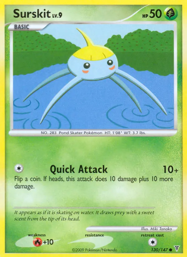 Surskit 130 card from Supreme Victors