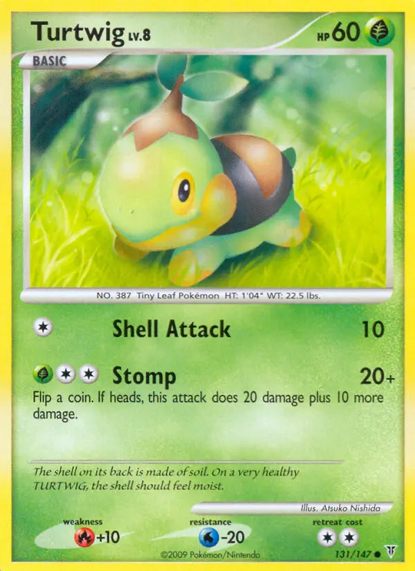 Turtwig 131 card from Supreme Victors