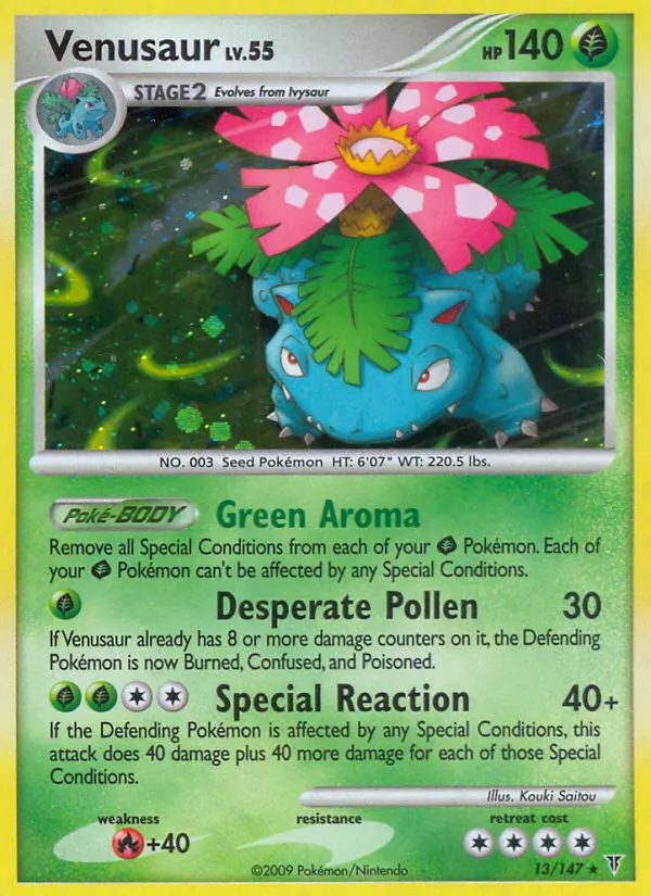 Venusaur 13 card from Supreme Victors