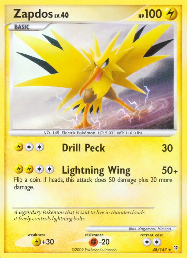 Zapdos 48 — Supreme Victors 48, Normal finish