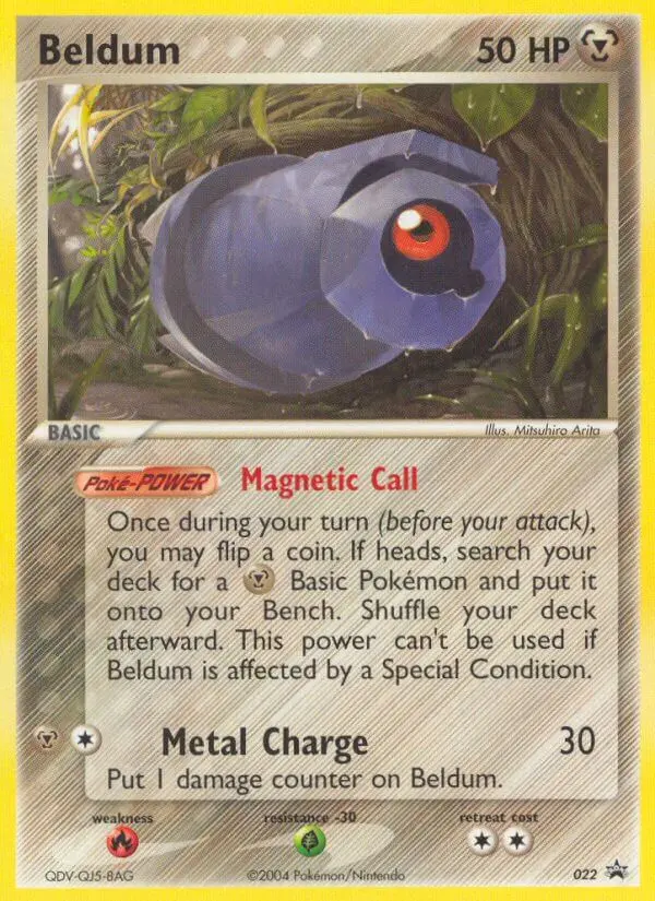Beldum 22 — Nintendo Black Star Promos 22, Normal finish
