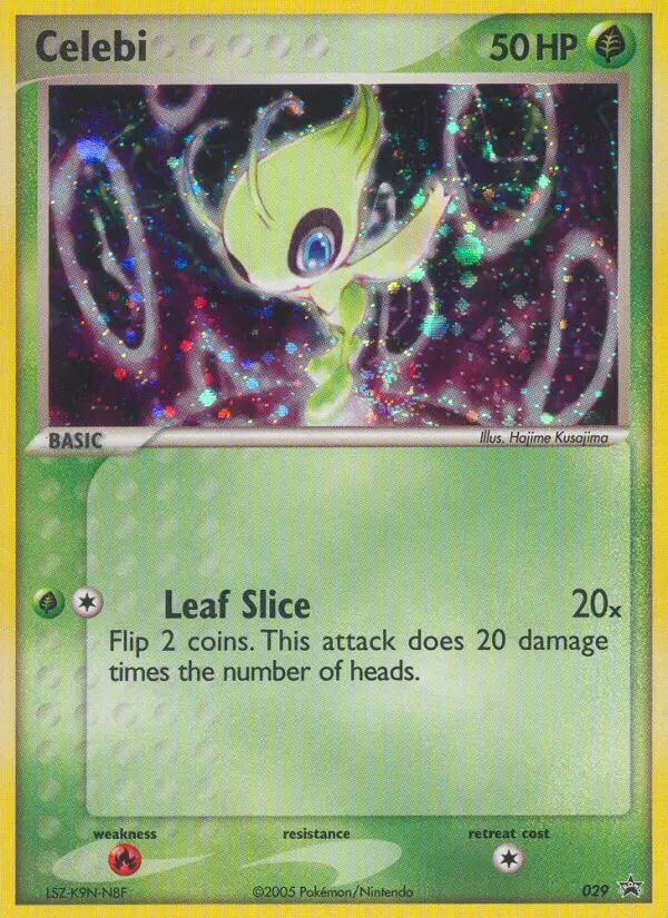 Celebi 29 — Nintendo Black Star Promos 29, Holofoil finish