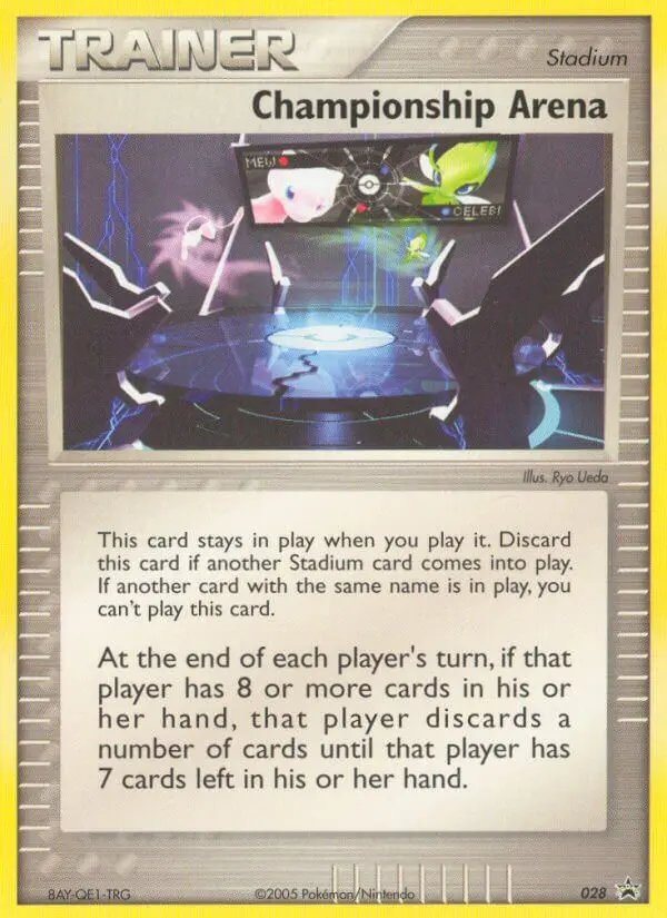 Championship Arena 28 card from Nintendo Black Star Promos