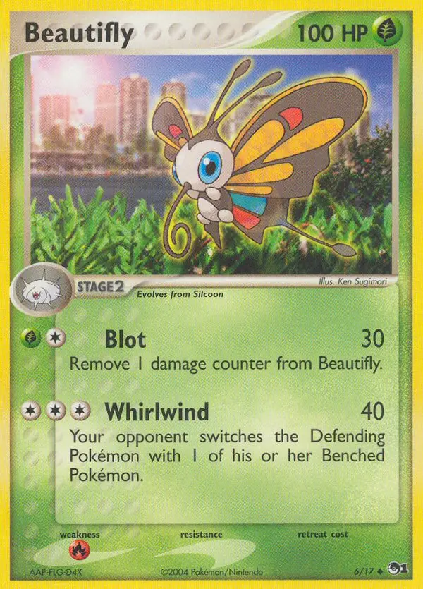 Beautifly 6 card from POP Series 1