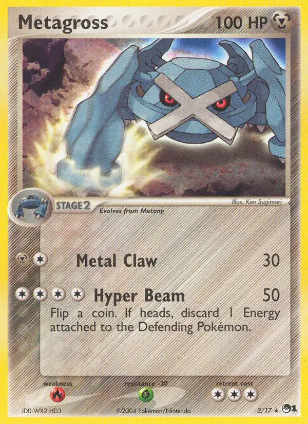 Metagross 2 card from POP Series 1