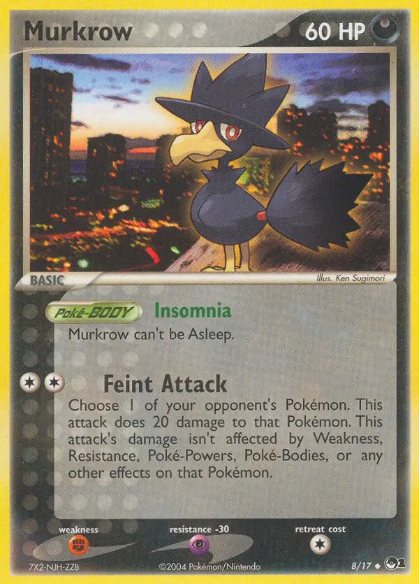 Murkrow 8 card from POP Series 1