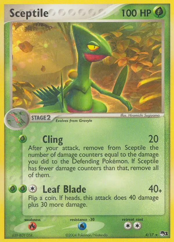 Sceptile 4 — POP Series 1 4, Holofoil finish