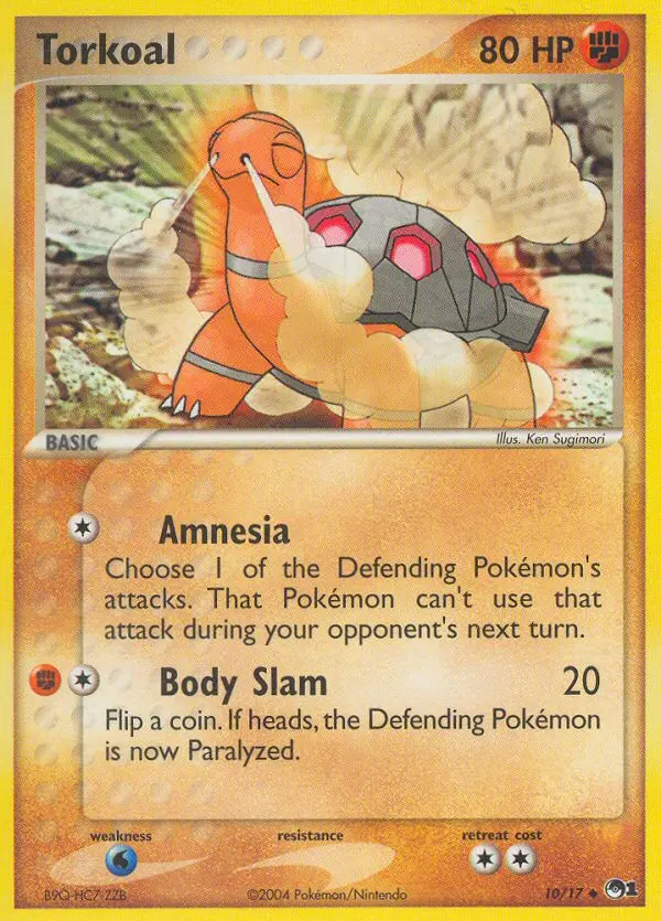 Torkoal 10 card from POP Series 1