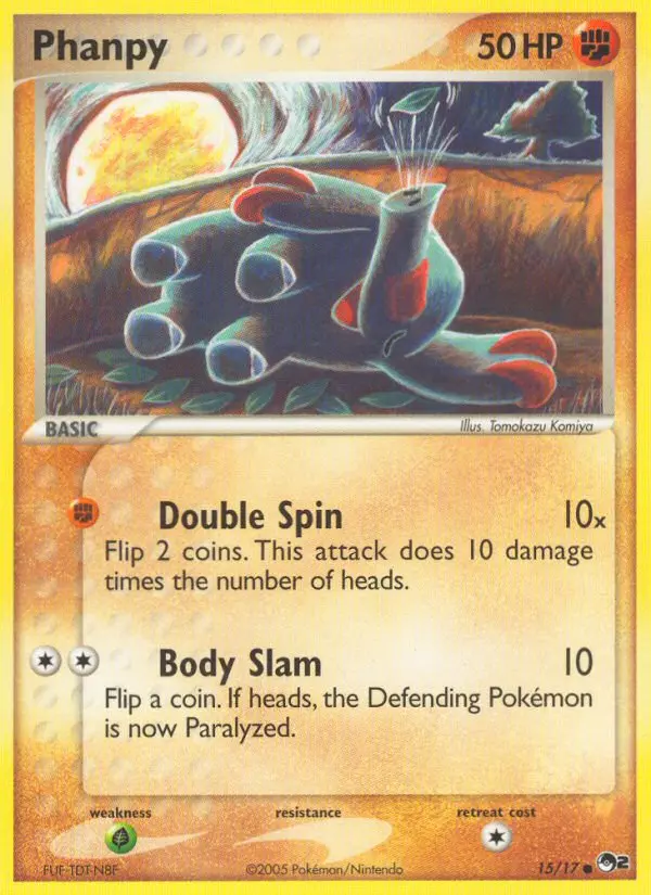 Phanpy 15 card from POP Series 2