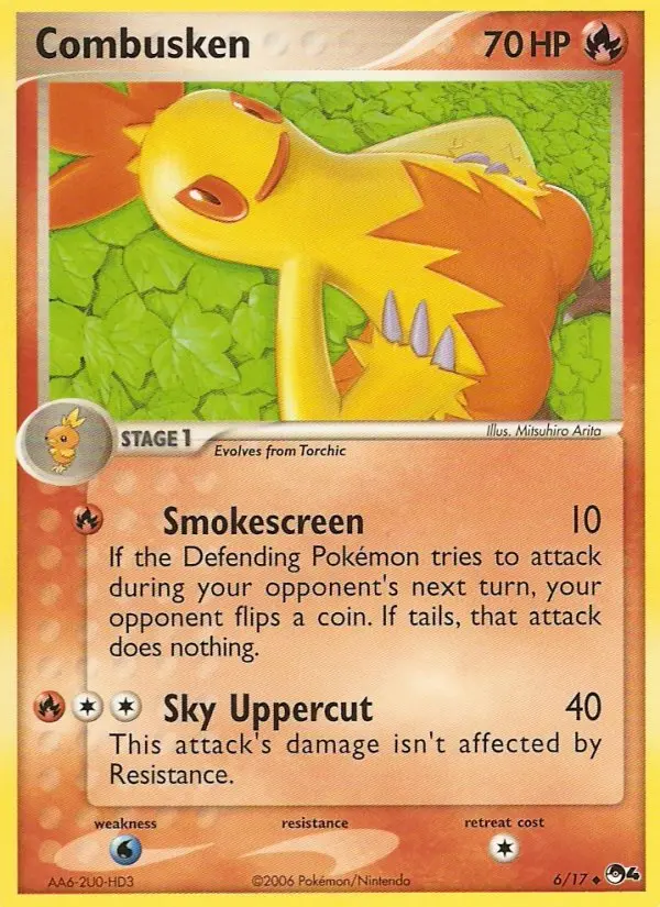 Combusken 6 card from POP Series 4