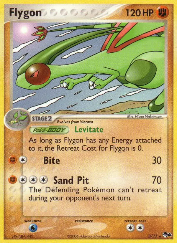Flygon 3 card from POP Series 4