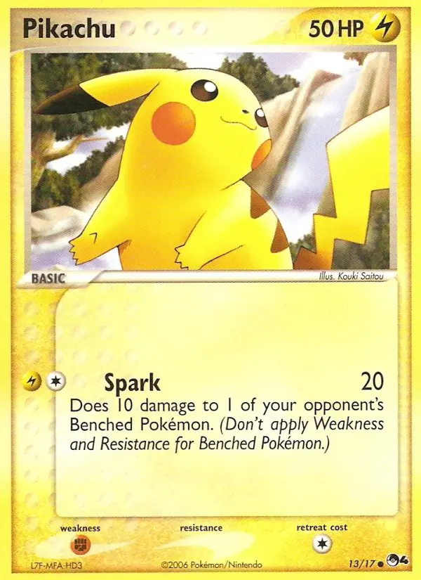 Pikachu 13 — POP Series 4 13, Holofoil finish