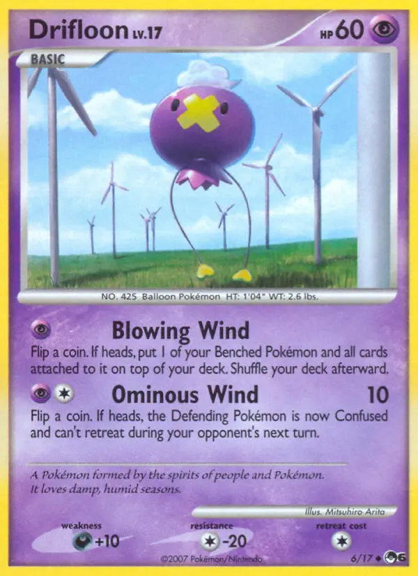 Drifloon 6 card from POP Series 6