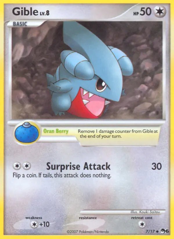 Gible 7 — POP Series 6 7, Holofoil finish