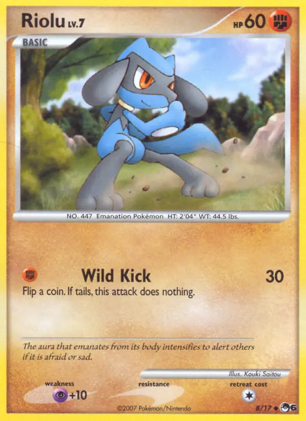 Riolu 8 — POP Series 6 8, Holofoil finish