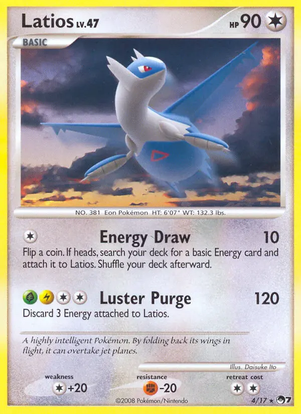 Latios 4 card from POP Series 7