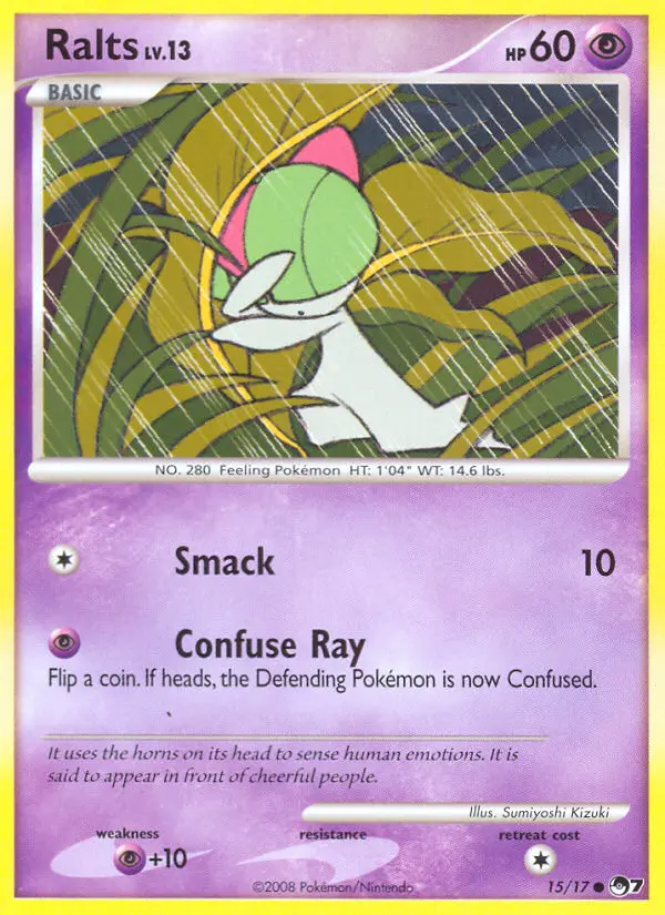 Ralts 15 card from POP Series 7
