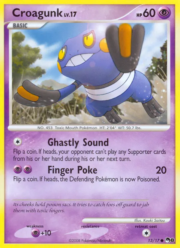 Croagunk 13 card from POP Series 8
