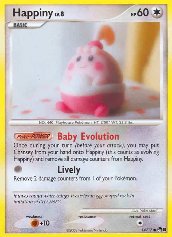 Happiny 14 card from POP Series 8