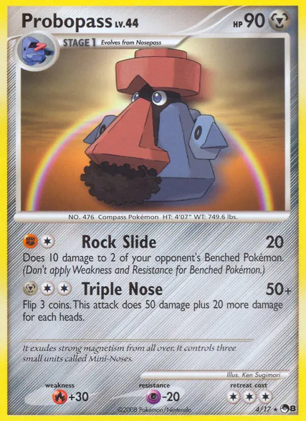 Probopass 4 — POP Series 8 4, Holofoil finish