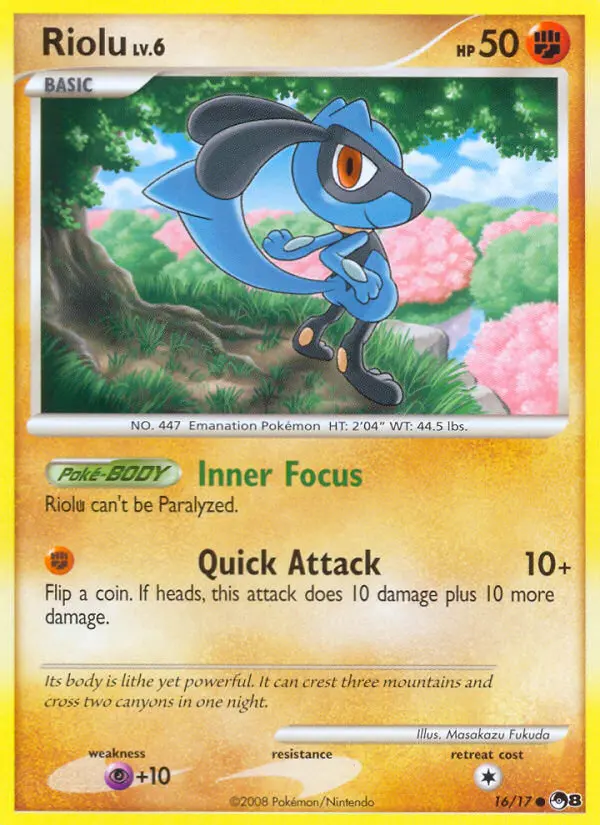 Riolu 16 — POP Series 8 16, Normal finish