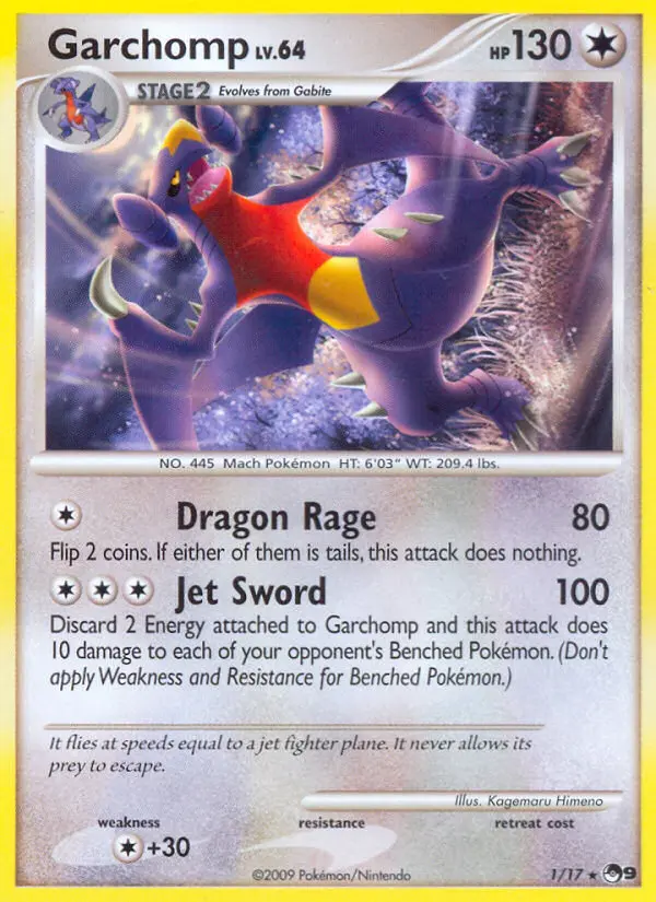 Garchomp 1 card from POP Series 9