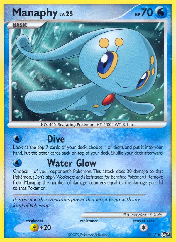 Manaphy 2 — POP Series 9 2, Holofoil finish
