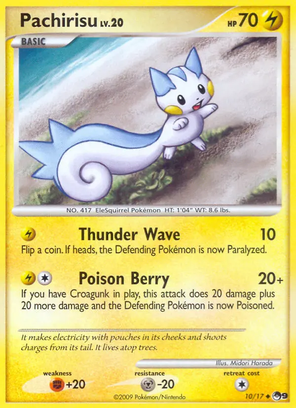 Pachirisu 10 card from POP Series 9