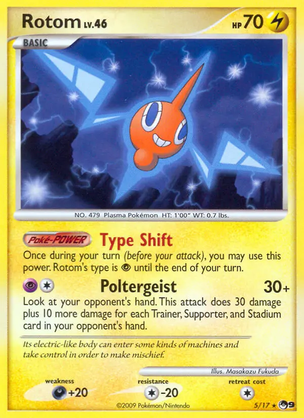 Rotom 5 — POP Series 9 5, Holofoil finish