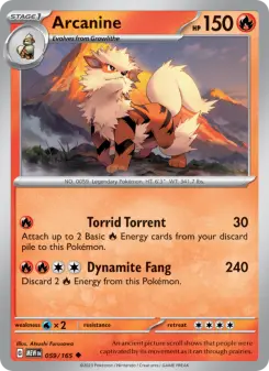 Arcanine — 151 #59
