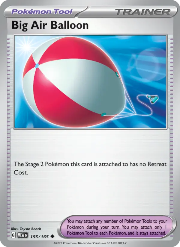 Big Air Balloon 155 — 151 155, Normal finish