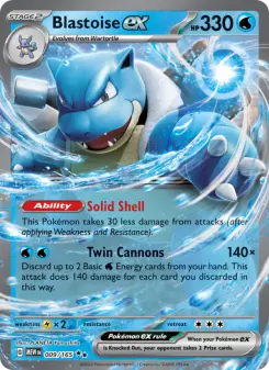 Blastoise ex — 151 #9