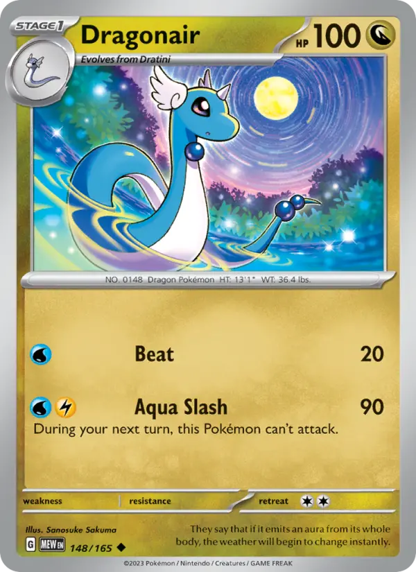 Dragonair 148 — 151 148, Normal finish