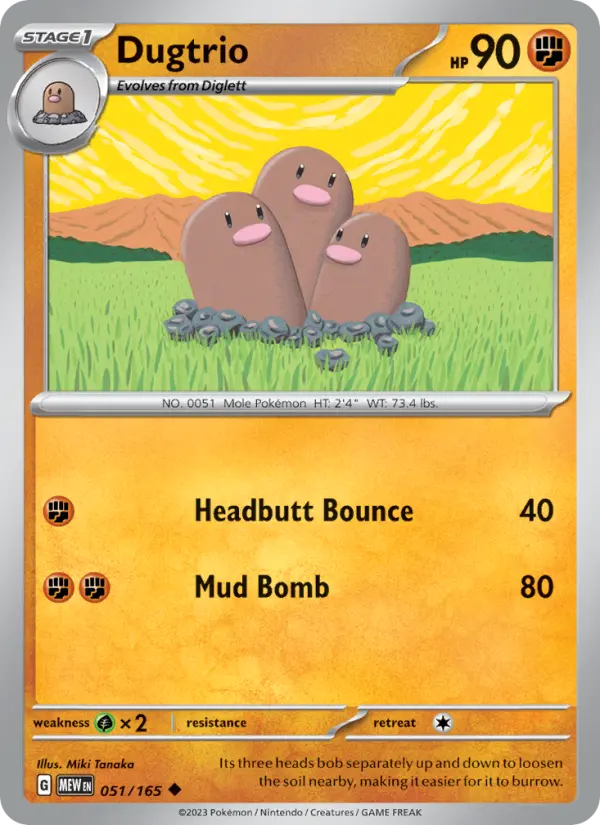 Dugtrio 51 — 151 51, Normal finish