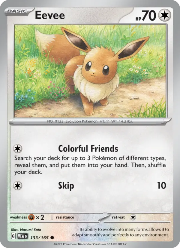 Eevee 133 — 151 133, Normal finish