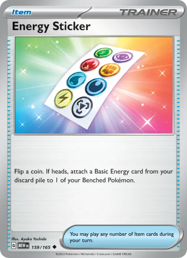 Energy Sticker 159 — 151 159, Normal finish